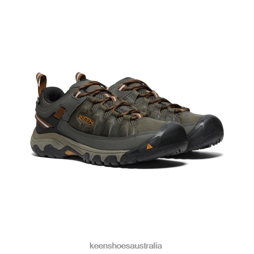 KEEN Footwear TLDLTR149 Black Olive/Golden Brown Targhee III Waterproof Men