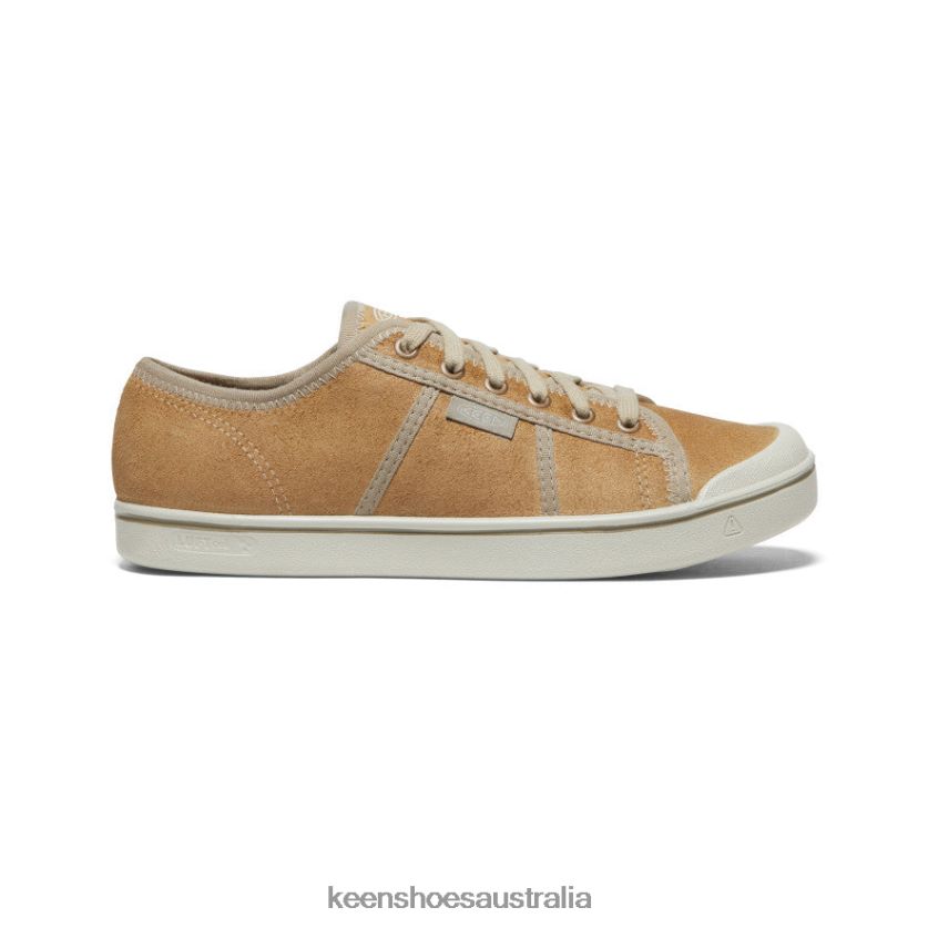 KEEN Footwear TLDLTR285 Beige/Silver Birch Eldon Harvest Leather Sneaker Men