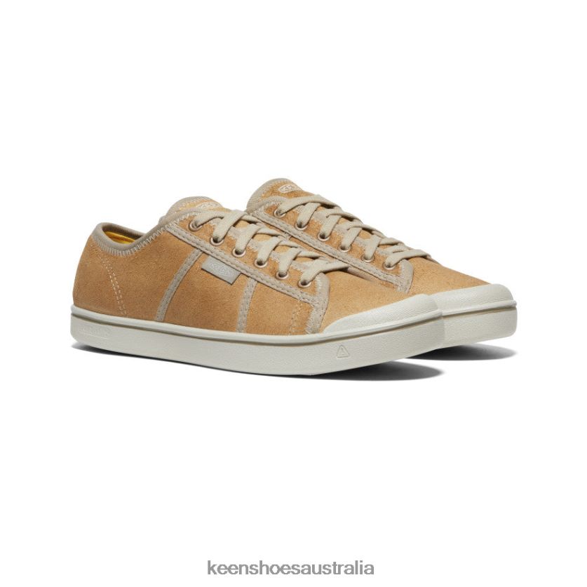 KEEN Footwear TLDLTR285 Beige/Silver Birch Eldon Harvest Leather Sneaker Men