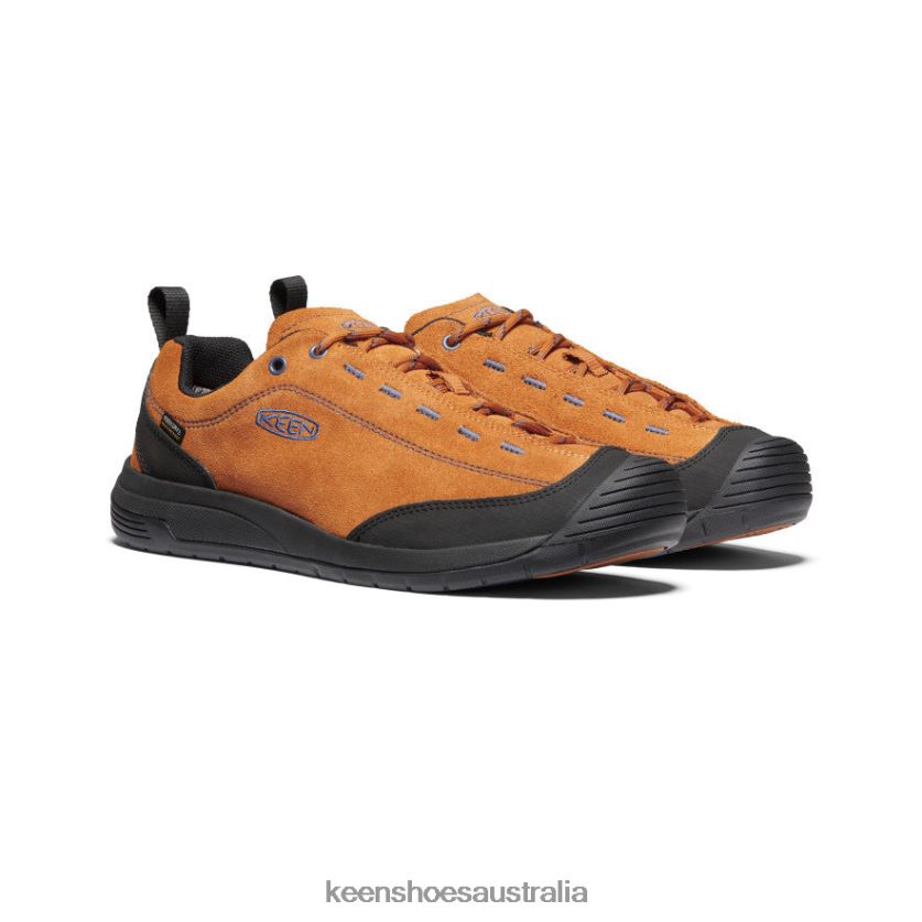 KEEN Footwear TLDLTR346 Pumpkin Spice/Black Jasper II Waterproof Shoe Men
