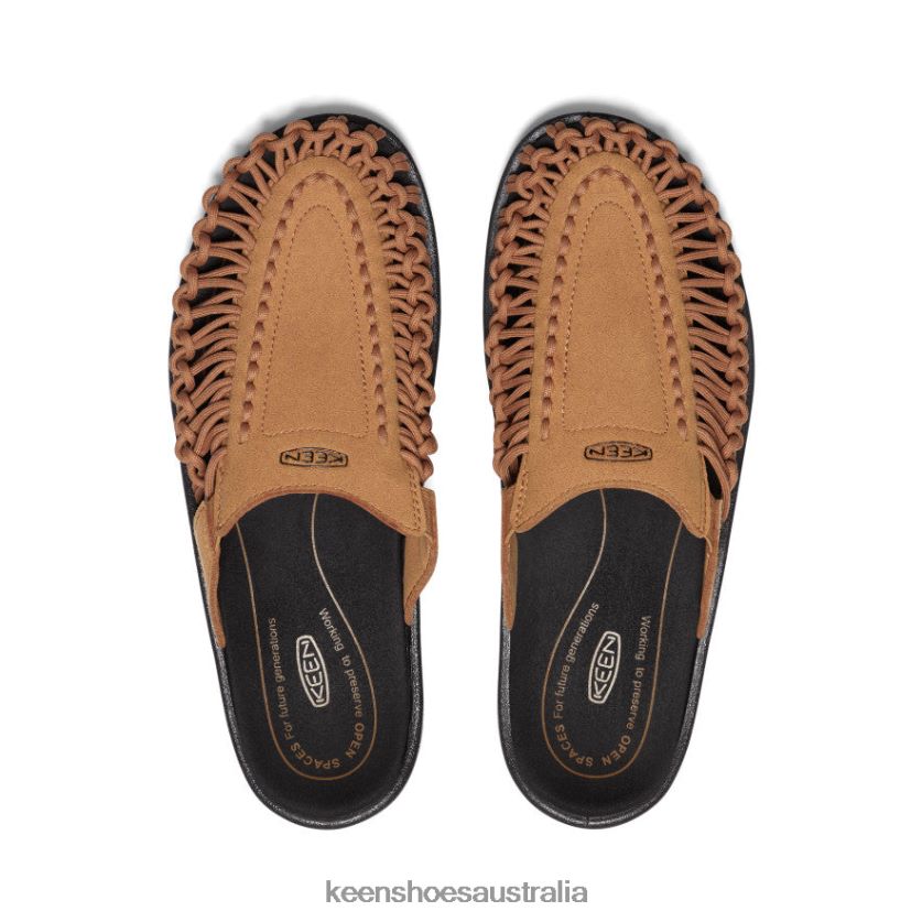 KEEN Footwear TLDLTR330 Cathay Spice/Black UNEEK II Slide Men