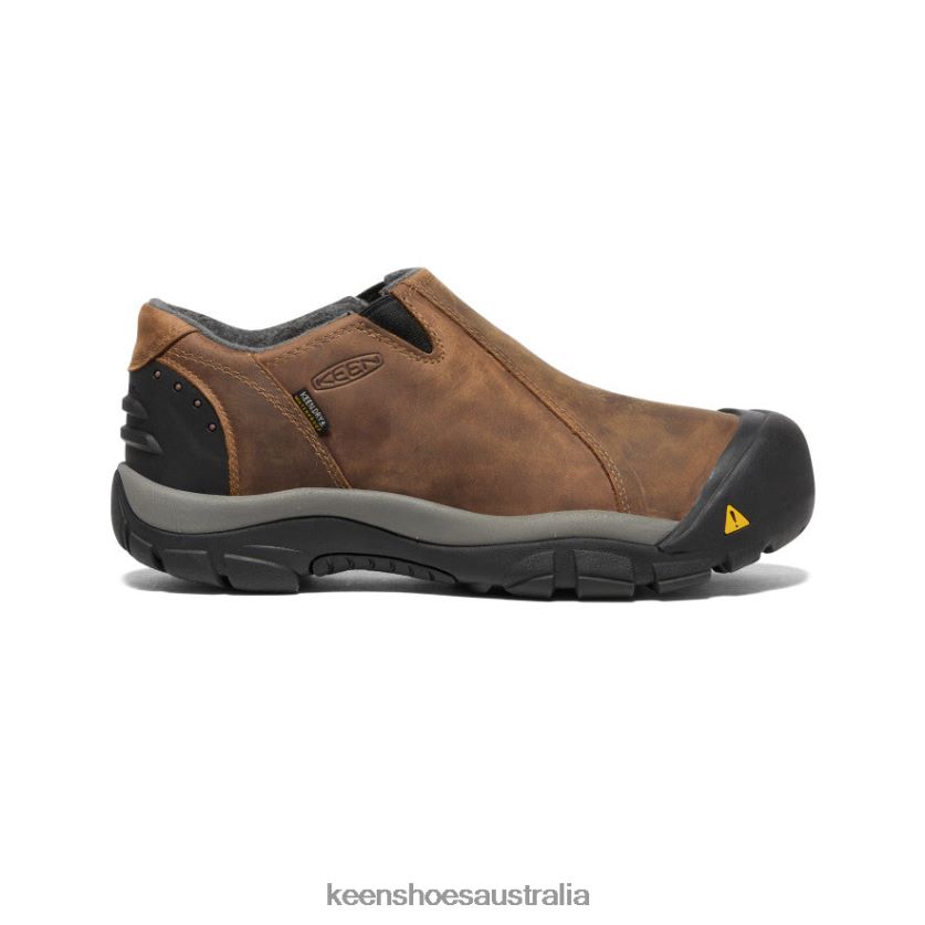 KEEN Footwear TLDLTR382 Slate Black/Madder Brown Brixen Waterproof Low Men