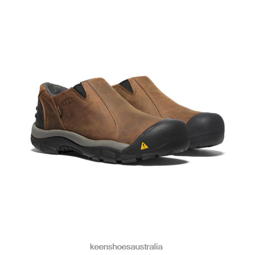 KEEN Footwear TLDLTR382 Slate Black/Madder Brown Brixen Waterproof Low Men