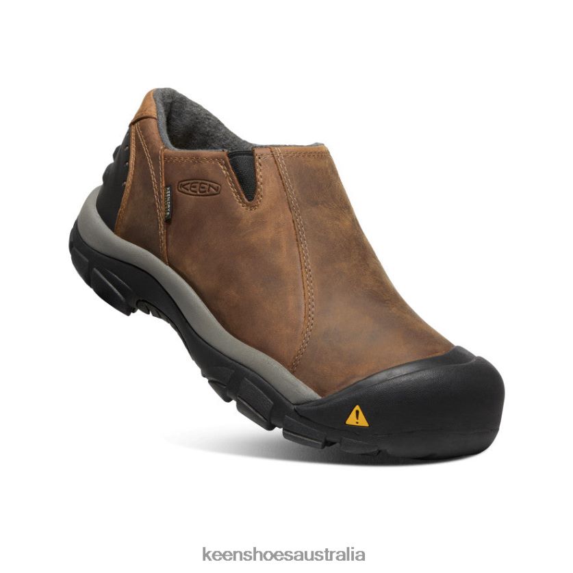 KEEN Footwear TLDLTR382 Slate Black/Madder Brown Brixen Waterproof Low Men