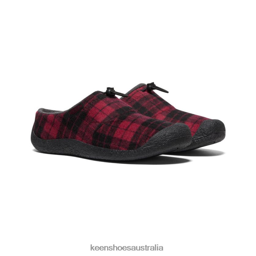 KEEN Footwear TLDLTR99 Rhubarb Plaid/Black Howser III Slide Men