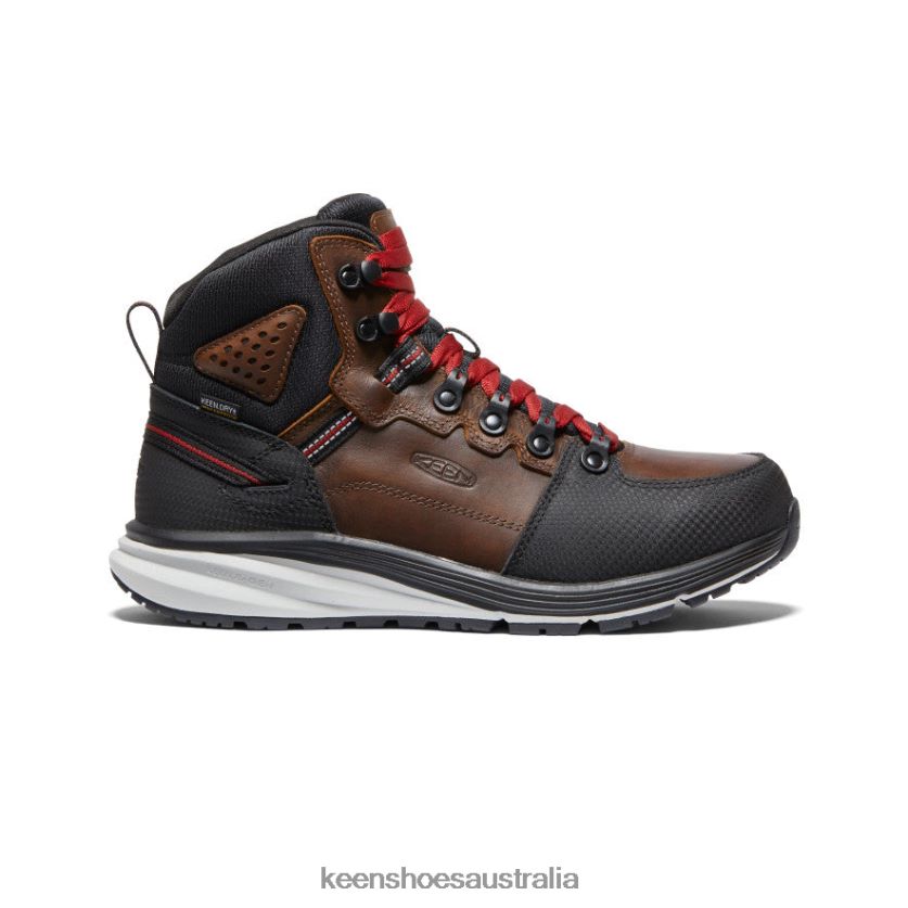 KEEN Footwear TLDLTR136 Tobacco/Black Red Hook Waterproof Boot (Soft Toe) Men