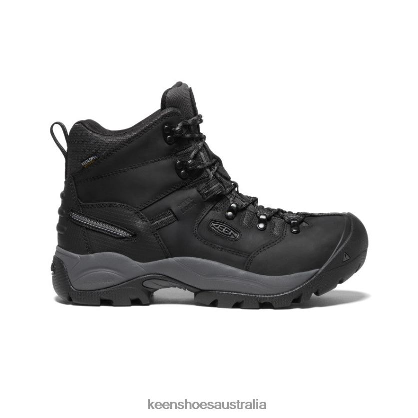 KEEN Footwear TLDLTR137 Black/Forged Iron Pittsburgh Energy 6" Men