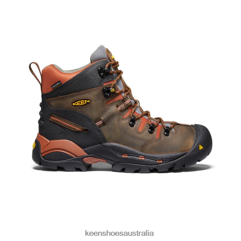 KEEN Footwear TLDLTR176 Cascade Brown/Bombay Brown Pittsburgh 6" Men