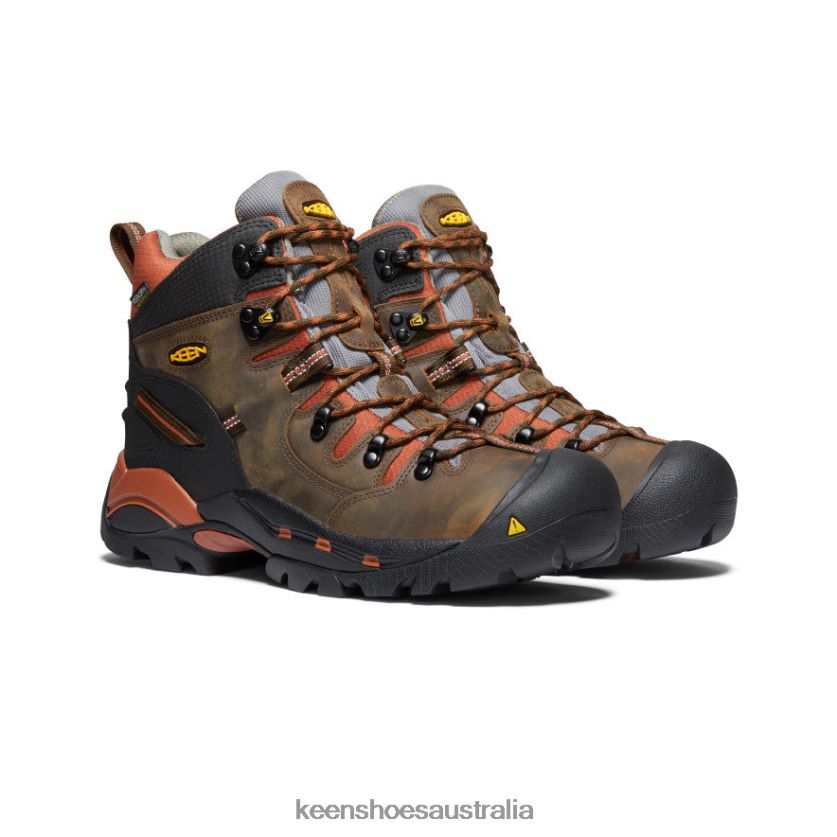 KEEN Footwear TLDLTR176 Cascade Brown/Bombay Brown Pittsburgh 6