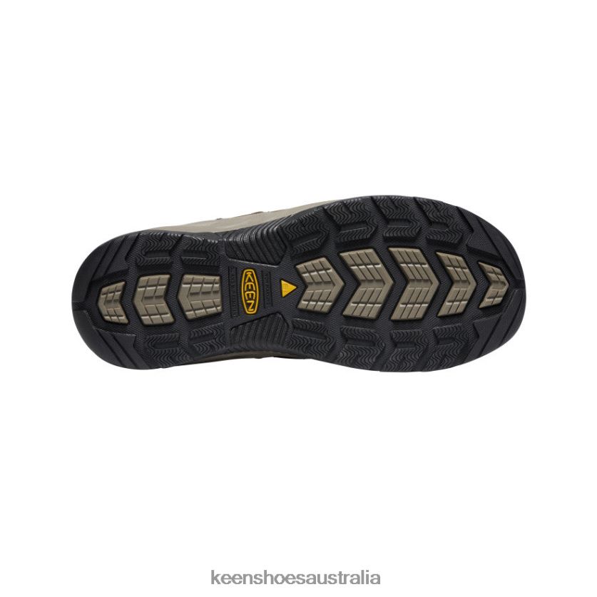KEEN Footwear TLDLTR185 Cascade Brown/Golden Rod Flint II Boot (Steel Toe) Men