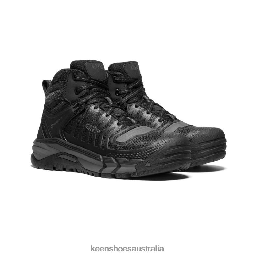 KEEN Footwear TLDLTR194 Black/Gun Metal Kansas City Mid (Carbon-Fiber Toe) Men