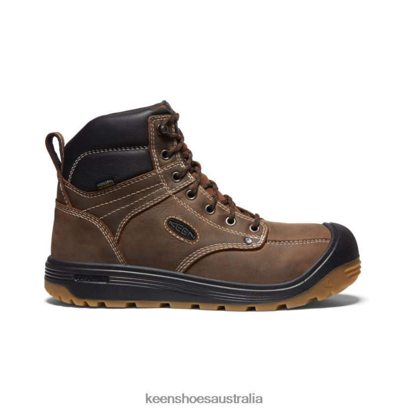 KEEN Footwear TLDLTR1 Dark Earth/Gum Fort Wayne 6"(Soft Toe) Men
