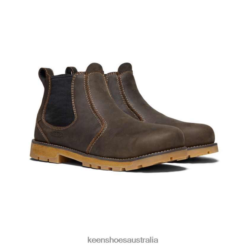 KEEN Footwear TLDLTR200 Cascade Brown/Gum Seattle Romeo (Aluminum Toe) Men
