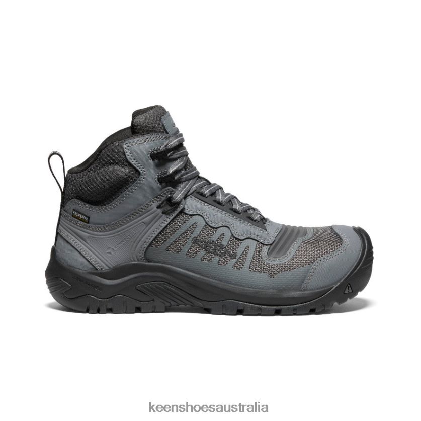 KEEN Footwear TLDLTR21 Magnet/Black Reno Mid KBF Waterproof (Carbon-Fiber Toe) Men