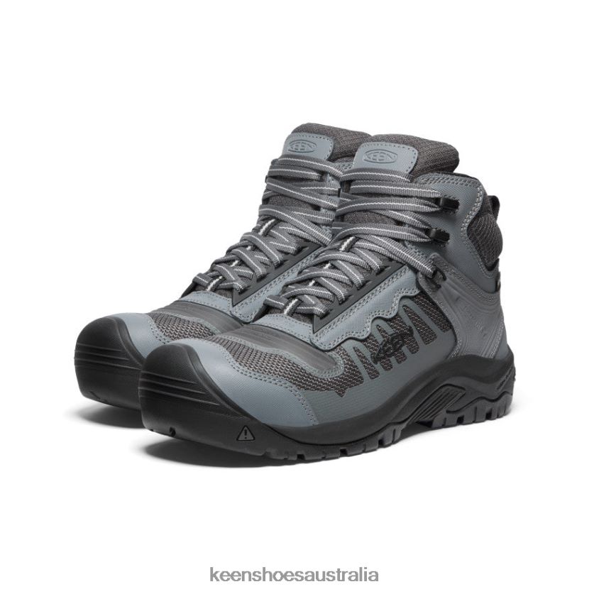 KEEN Footwear TLDLTR21 Magnet/Black Reno Mid KBF Waterproof (Carbon-Fiber Toe) Men