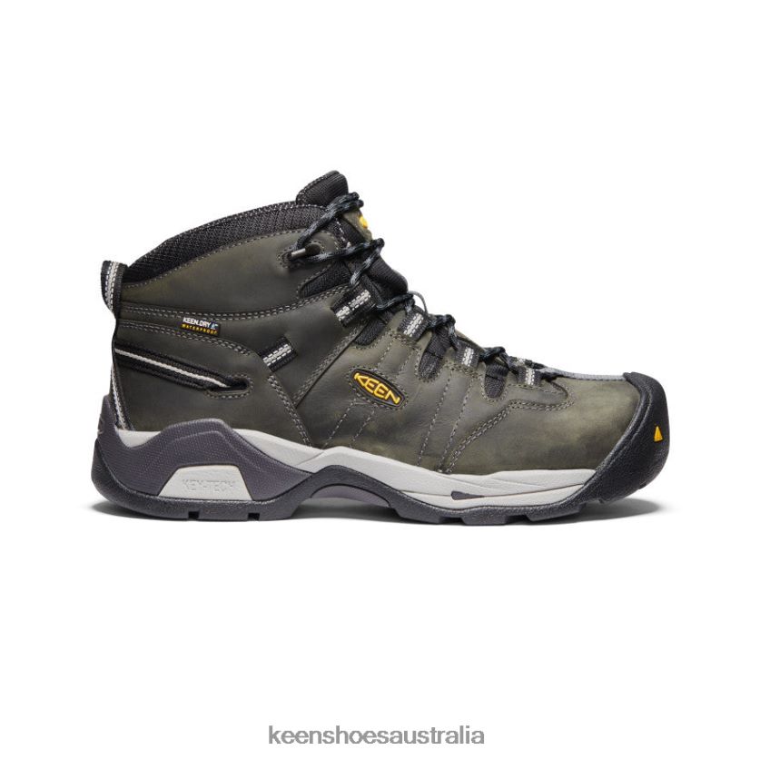 KEEN Footwear TLDLTR243 Magnet/Paloma Detroit XT Waterproof Boot (Steel Toe) Men