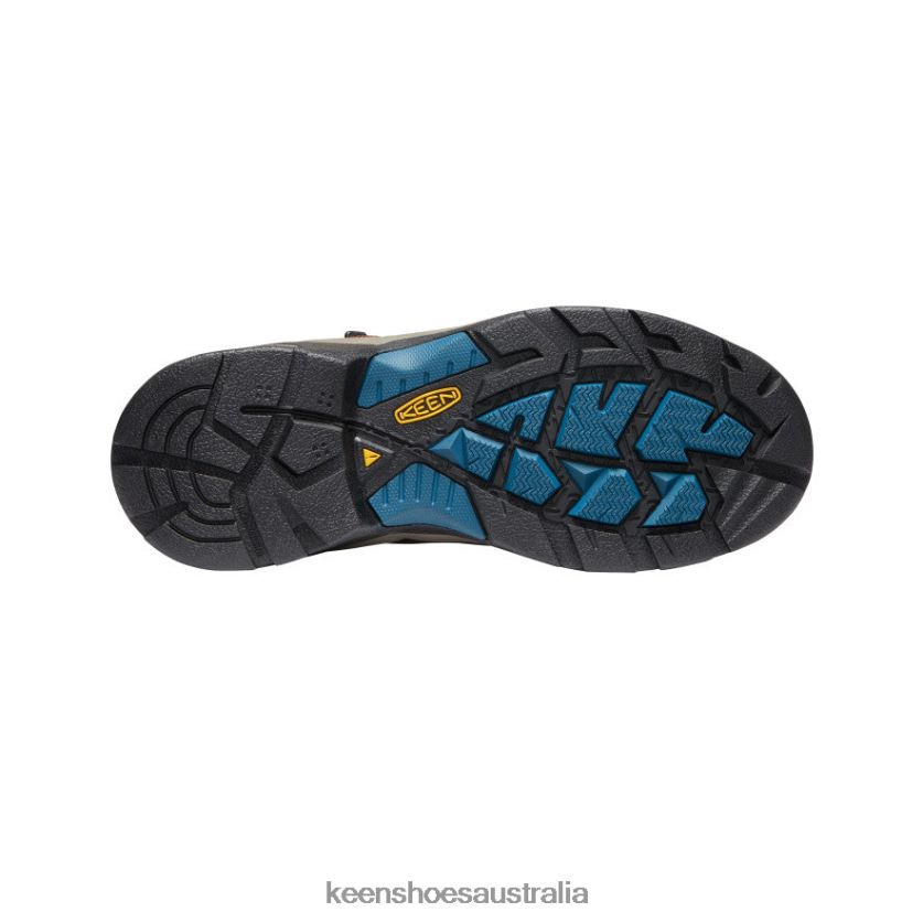 KEEN Footwear TLDLTR244 Cascade Brown/Orion Blue Detroit XT Waterproof Boot (Steel Toe) Men