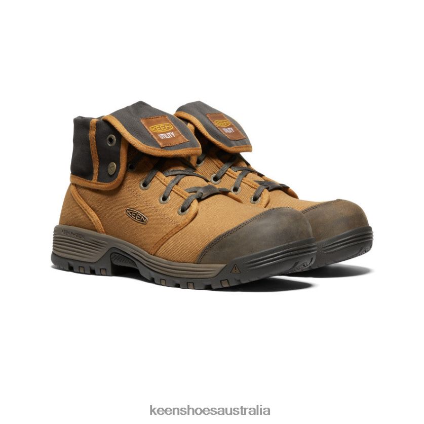 KEEN Footwear TLDLTR281 Almond/Black Olive Roswell Mid (Carbon-Fiber Toe) Men