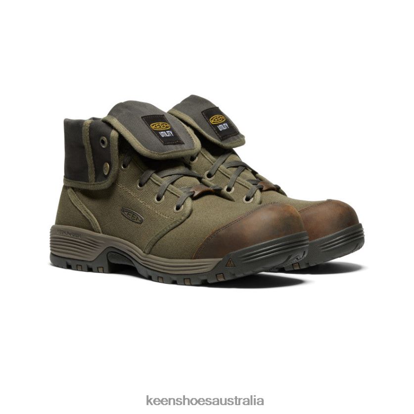 KEEN Footwear TLDLTR282 Military Olive/Black Olive Roswell Mid (Carbon-Fiber Toe) Men