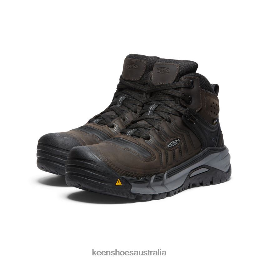 KEEN Footwear TLDLTR2 Coffee Bean/Black Kansas City+ KBF Waterproof Mid (Soft Toe) Men