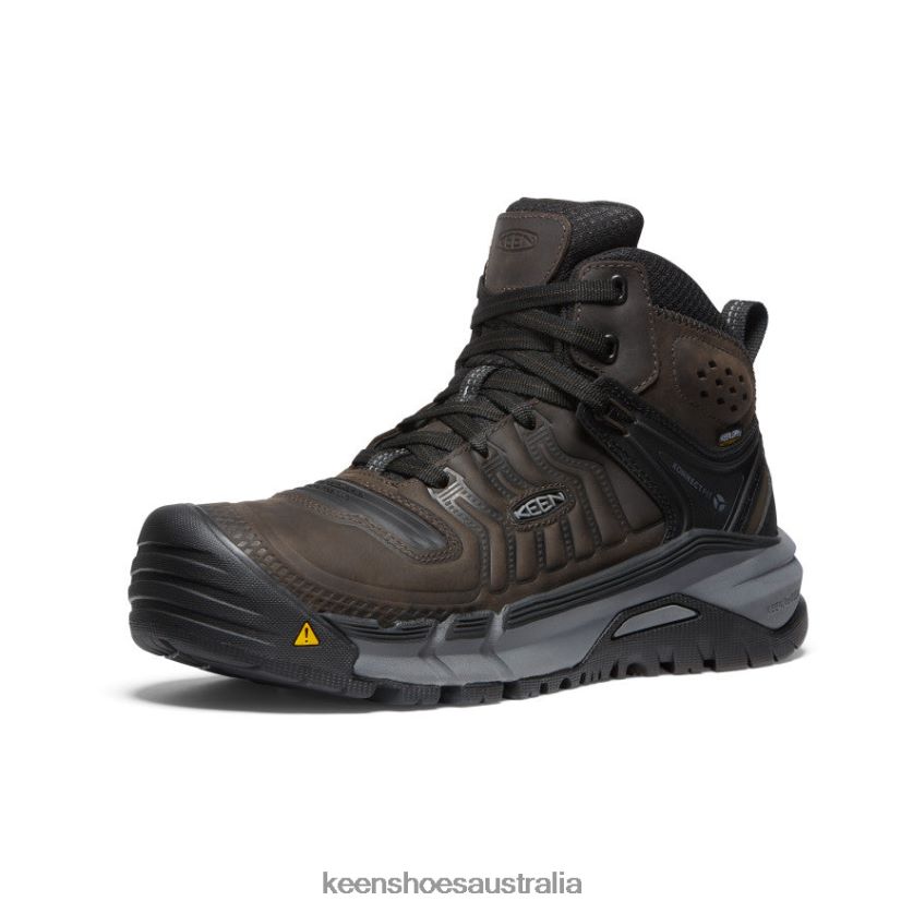 KEEN Footwear TLDLTR2 Coffee Bean/Black Kansas City+ KBF Waterproof Mid (Soft Toe) Men