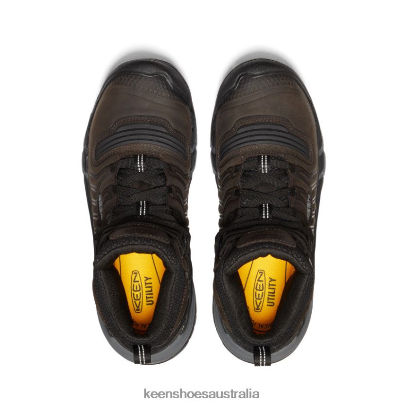 KEEN Footwear TLDLTR2 Coffee Bean/Black Kansas City+ KBF Waterproof Mid (Soft Toe) Men