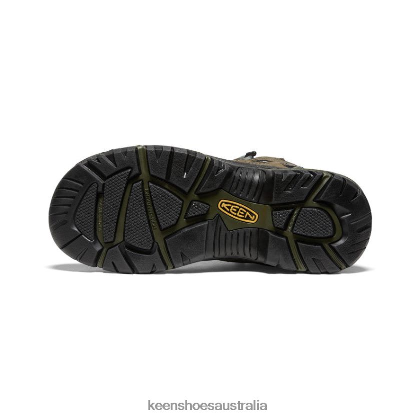 KEEN Footwear TLDLTR354 Gargoyle/Forest Night Braddock Waterproof Mid (Steel Toe) Men
