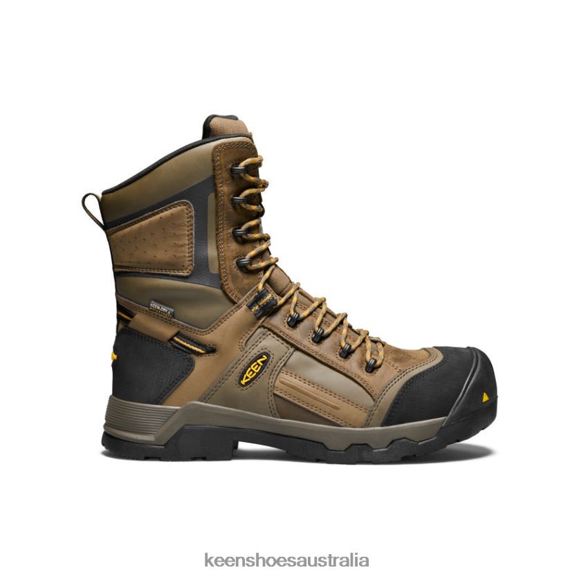 KEEN Footwear TLDLTR358 Dark Earth/Inca Gold CSA Davenport 8" Men