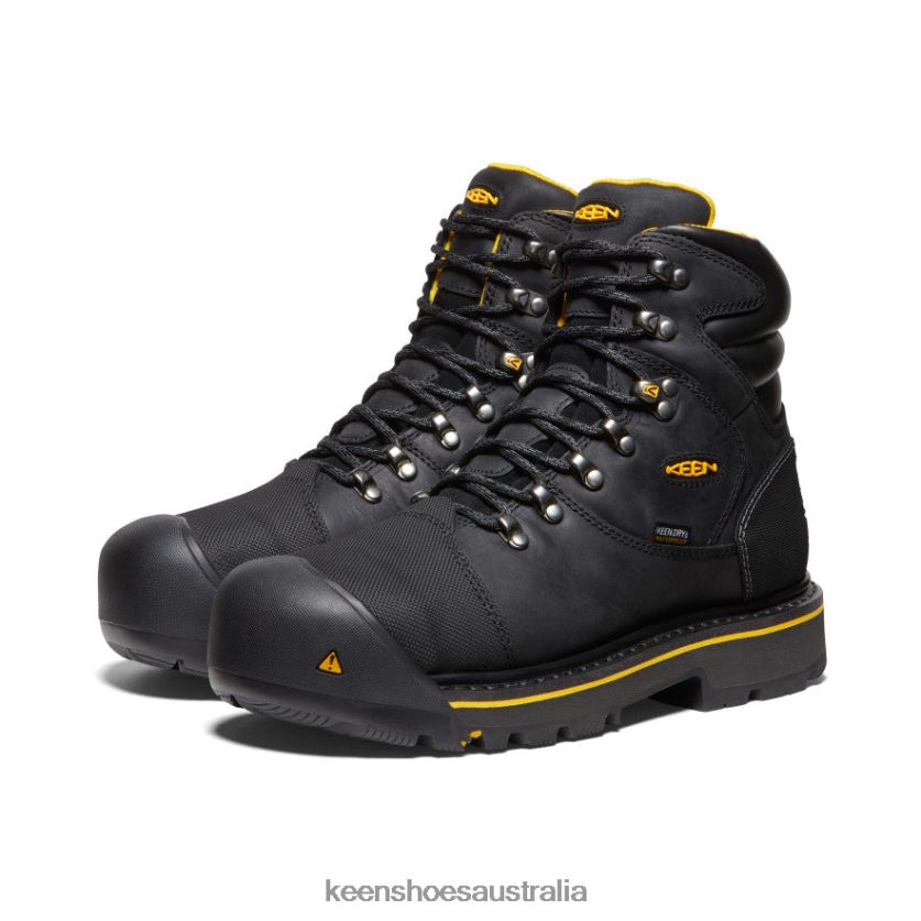 KEEN Footwear TLDLTR363 Black Milwaukee Waterproof (Steel Toe) Men