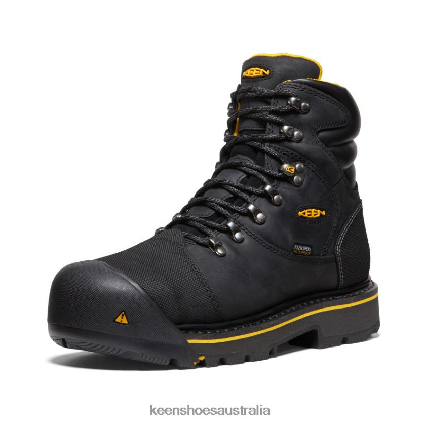 KEEN Footwear TLDLTR363 Black Milwaukee Waterproof (Steel Toe) Men