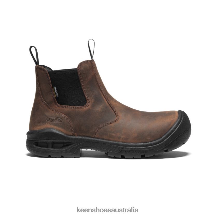 KEEN Footwear TLDLTR364 Dark Earth/Black Juneau Romeo Waterproof (Soft Toe) Men