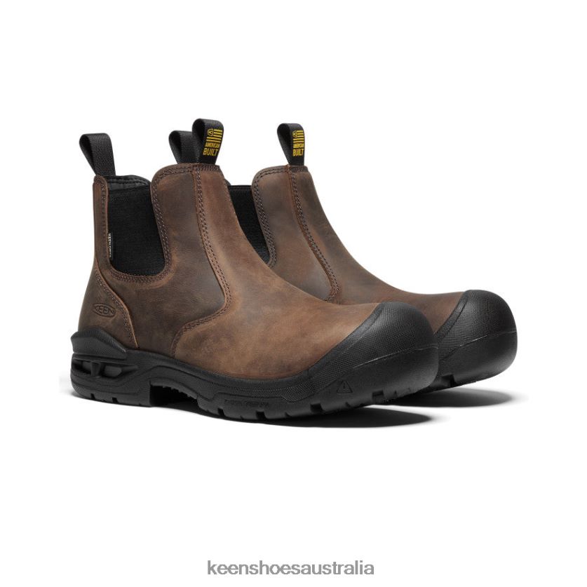 KEEN Footwear TLDLTR364 Dark Earth/Black Juneau Romeo Waterproof (Soft Toe) Men