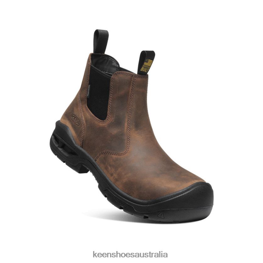 KEEN Footwear TLDLTR364 Dark Earth/Black Juneau Romeo Waterproof (Soft Toe) Men