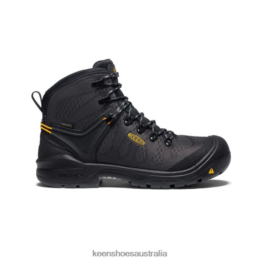 KEEN Footwear TLDLTR365 Black/Steel Grey Dearborn 6" Men