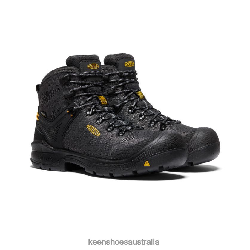 KEEN Footwear TLDLTR365 Black/Steel Grey Dearborn 6