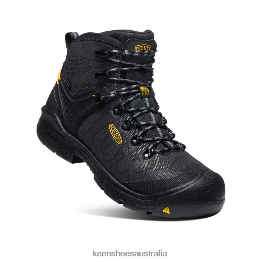 KEEN Footwear TLDLTR365 Black/Steel Grey Dearborn 6