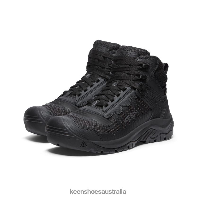 KEEN Footwear TLDLTR5 Black Reno KBF Waterproof Mid (Soft Toe) Men