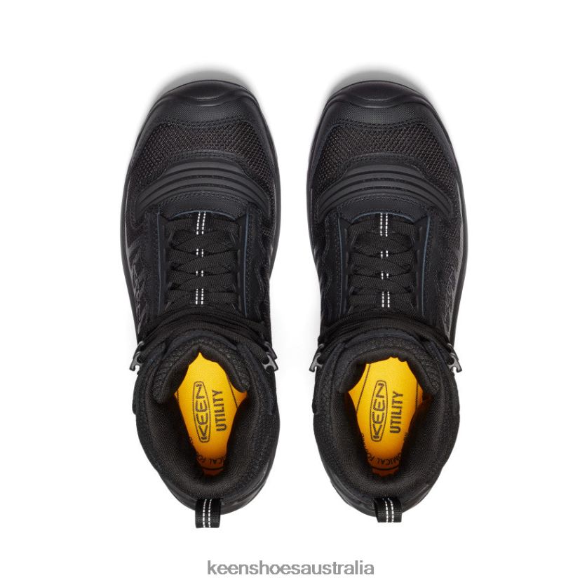KEEN Footwear TLDLTR5 Black Reno KBF Waterproof Mid (Soft Toe) Men