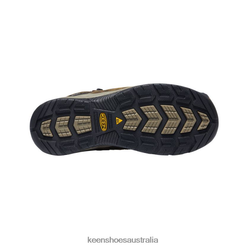 KEEN Footwear TLDLTR75 Black Olive/Brindle Flint II Waterproof Mid (Soft Toe) Men