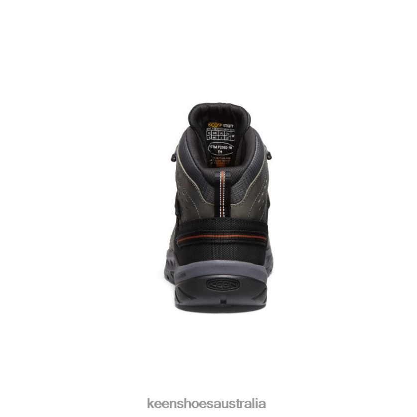 KEEN Footwear TLDLTR76 Steel Grey/Tortoise Shell Flint II Waterproof Mid (Soft Toe) Men