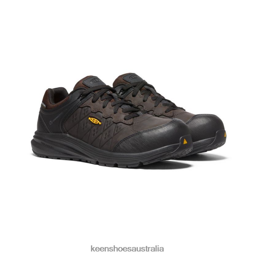 KEEN Footwear TLDLTR164 Coffee Bean/Black Vista Energy+ Waterproof (Carbon Fiber Toe) Men