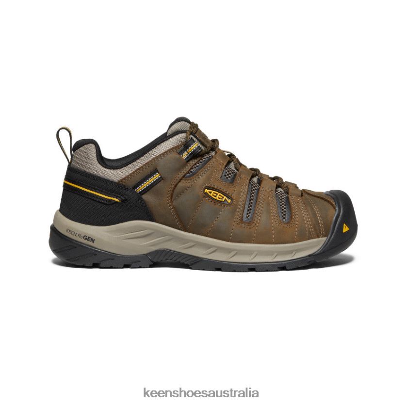 KEEN Footwear TLDLTR180 Cascade Brown/Golden Rod Flint II (Soft Toe) Men