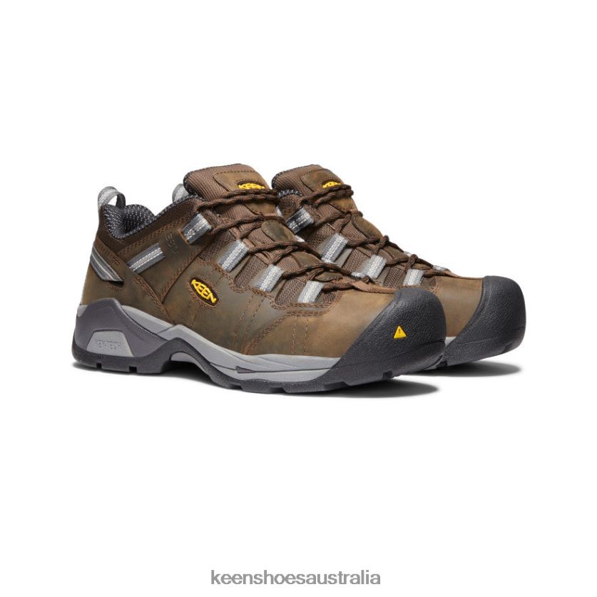 KEEN Footwear TLDLTR201 Cascade Brown/Gargoyle Detroit XT ESD (Steel Toe) Men