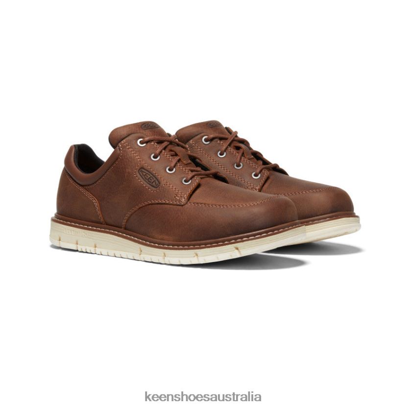 KEEN Footwear TLDLTR238 Gingerbread/Off White San Jose Oxford (Soft Toe) Men