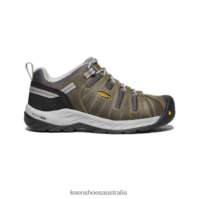 KEEN Footwear TLDLTR253 Gargoyle/Paloma Flint II (Steel Toe) Men
