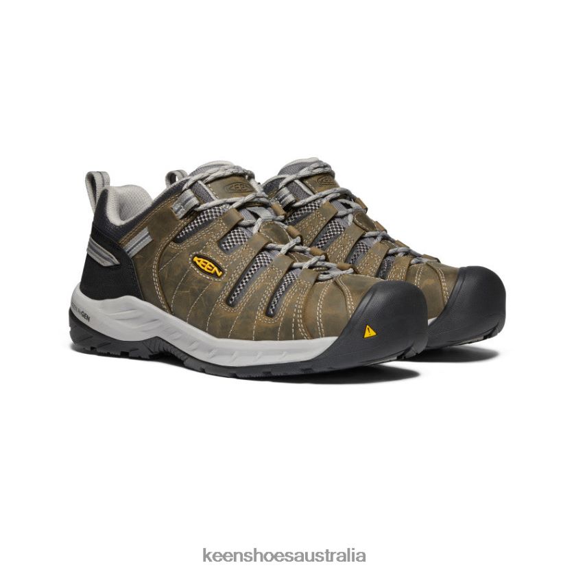 KEEN Footwear TLDLTR253 Gargoyle/Paloma Flint II (Steel Toe) Men