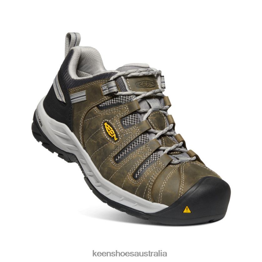 KEEN Footwear TLDLTR253 Gargoyle/Paloma Flint II (Steel Toe) Men