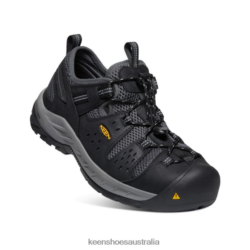 KEEN Footwear TLDLTR277 Black/Dark Shadow Atlanta Cool II (Steel Toe) Men