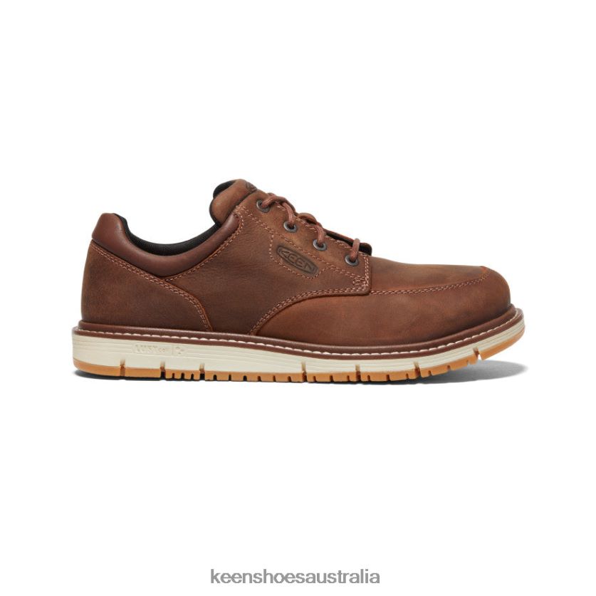 KEEN Footwear TLDLTR298 Gingerbread/Off White San Jose Oxford (Aluminum Toe) Men