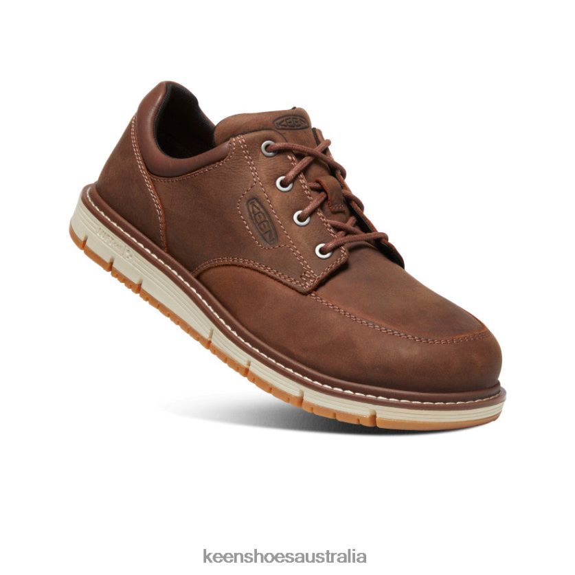 KEEN Footwear TLDLTR298 Gingerbread/Off White San Jose Oxford (Aluminum Toe) Men
